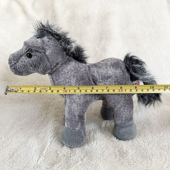 Webkinz Grey Arabian Plush No Code Horse Stuffed Animal Toy Ganz HM098 - Picture 5 of 5